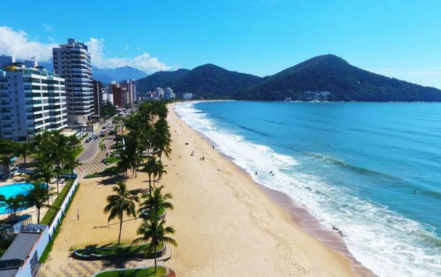 Ap Na Avenida Da Praia Карагуататуба Екстер'єр фото