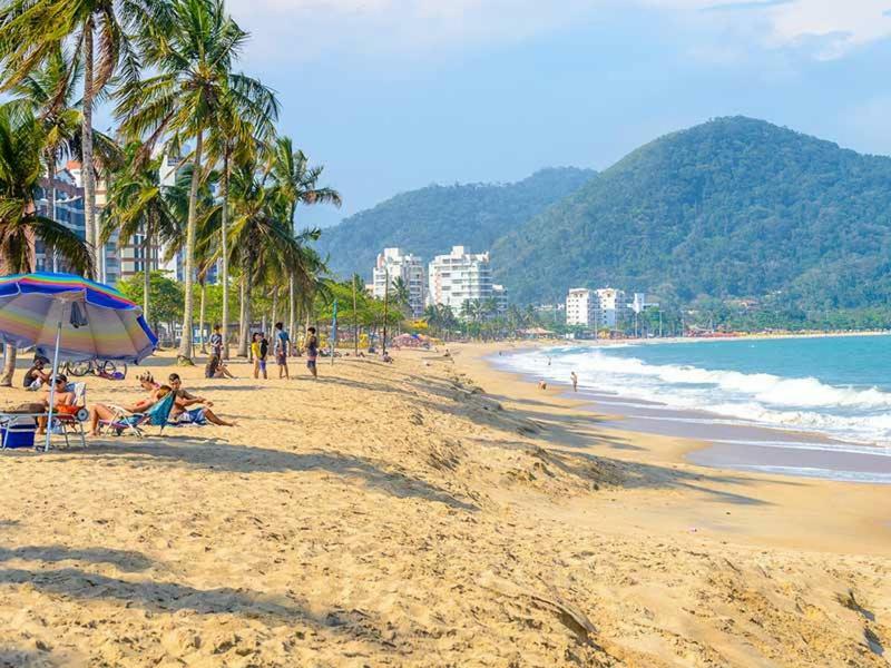 Ap Na Avenida Da Praia Карагуататуба Екстер'єр фото